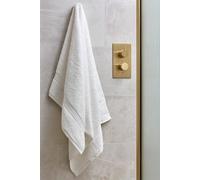 Christy 'serene' Pastel 100% Combed Cotton Towels In White White Bath Sheet