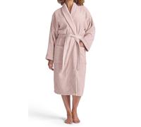 Christy 'serene' Combed Cotton Bath Robe In Pink Pink L
