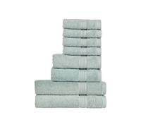 CHRISTY 'Serene' Soft Tone 100% Combed Cotton 8 Piece Towel Bale in Duck Egg Blue Christy Duck Egg Blue