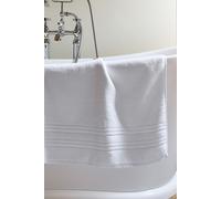 CHRISTY 'Serene' Soft Tone 100% Combed Cotton Bath Mat in White Christy White