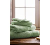 CHRISTY 'Serene' Soft Tone 100% Combed Cotton Towels in Green | Size: Bath Sheet Christy Green Bath Sheet