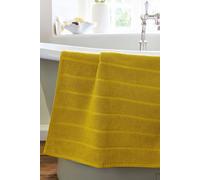 CHRISTY 'Signum' Heavyweight 100% Combed Cotton Bath Mat in Mustard Christy Mustard