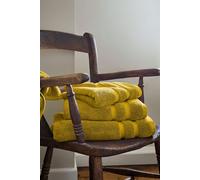 CHRISTY 'Signum' Heavyweight 100% Combed Cotton Towels in Mustard Christy Mustard