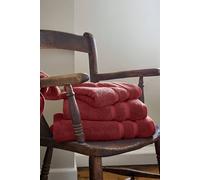 Christy 'signum' Heavyweight 100% Combed Cotton Towels In Red Red Bath Towel