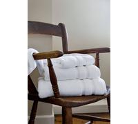 Christy 'signum' Heavyweight 100% Combed Cotton Towels In White White Bath Towel