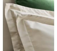 Christy Standard Pillowcases 2 Pack | 400TC Luxury Bedding |Champagne Beige | 100% Cotton Sateen | Soft Silky Bed Linen