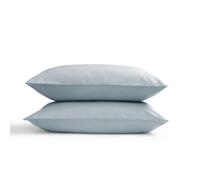 Christy Standard Pillowcases 2 Pack | 400TC Luxury Bedding | Ice Blue