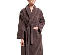 Christy 'supersoft Cosy' Microvelour Bath Robe In Charcoal Charcoal S/M