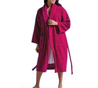 Christy 'supersoft Cosy' Microvelour Bath Robe In Pink Pink S/M
