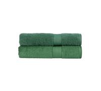 Christy Supreme Hygro 2 Bath Towels Set | Spruce Green | 100% Luxury Supima Cotton | Ultra Soft | Super Absorbent | 650GSM | Plush and Long Lasting