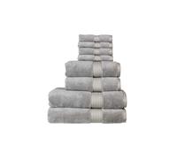 Christy 'supreme Hygro' Luxury 100% Supima Cotton 8 Piece Towel Sets In Silver Silver One Size