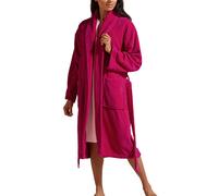 Christy Supreme Velour Bath Robe | Luxuriously Soft Dressing Gown | 400GSM Heavyweight Womens Bathrobe | Sustainably Manufactured 100% Cotton | Size X-Large | Raspberry Colour