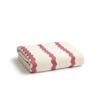 Christy Take Away Beach Towel | 160 cm x 90 cm | Large 340 GSM| Sand Free | 88% Cotton and 12% Polyester | Earth Red
