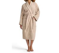 Christy Serene Bath Robe Beige | Super Soft and Fluffy | 100% Combed Cotton | Luxury Dressing Gown | Lightweight, Quick Dry and Snag Free | 320GSM Womens Bathrobe | Small | Driftwood