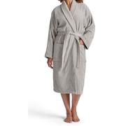 Christy Serene Bath Robe Grey | Super Soft and Fluffy | 100% Combed Cotton | Luxury Dressing Gown | Lightweight, Quick Dry and Snag Free | 320GSM Womens Bathrobe | Small | Dove Grey