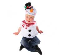 Boys Snowman Costume Christmas Nursary Fancy Dress Toddler Girls Kids Outfit 3-5