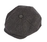 Christys Hats Baker Boy Cap Melton Wool Grey XL