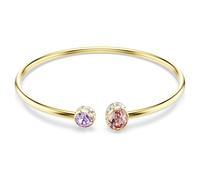 Swarovski Jewellery Swarovski Chroma Mixed Cuts Multicoloured Gold Tone Bangle 0.9 x 1.45cm, 16.7cm