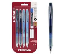 CHROMA Mechanical Pencil Starter Kit, 0.7mm, HB #2, Assorted Barrels, 4 Count