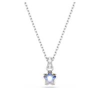 Swarovski Chroma Silver Mixed Cuts Star White Necklace - 38cm