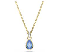 Swarovski Chroma Necklace Metal Goldplated 5757786 - Woman - Stainless Steel Blue/Gold