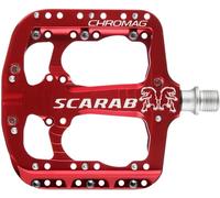 Chromag Scarab Platform MTB Mountain Bike Pedals Red