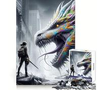 Chromas Awakening Hard Jigsaw Puzzle for Adults 1000 Pieces Restful Game Smooth Joint Family Bond Art Decor (38x52cm)