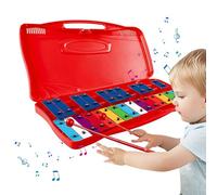 Chromatic Glockenspiel | Chromatic 25 Note Professional Xylophone Instrument | Aluminum Material Music Enlightenment Tool for Easter, Thanksgiving, Holidays, New Year's Day, Birthday