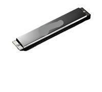 Chromatic Harmonica 24-hole Polyphonic C Professional Mouth Harmonica Harmonica(Black)