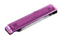 Chromatic Harmonica 24-hole Polyphonic C Professional Mouth Harmonica Harmonica(Purple)