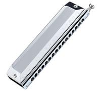 Chromatic Harmonica, Chromatic Harmonica, 16 Holes 64 Tones Harmonicas, 7.7x1.8x1.2" Portable Mouth Organ Harmonicas with Storage Box for Adults Kids Beginners for Daily Use