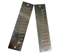 Chromatic Harmonica Reed Instrument With Accessories For Professional Music Performance(EMP-12 Reedplates)