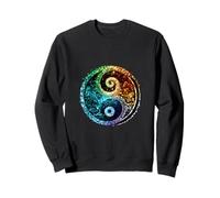 Chromatic harmony in yin and yang Sweatshirt
