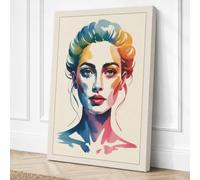 Chromatic Reverie Modern Canvas Wall Art Print 36x24 Inch (91 x 61 cm)