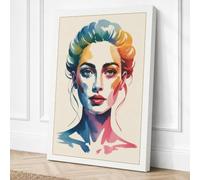 Chromatic Reverie Modern Canvas Wall Art Print 36x24 Inch (91 x 61 cm)