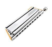 Chromatic Trochilus Harmonica Chromatic Tuning 10 Holes Armonica Valveless Mouth Organ Musical Instrumentos(B Tone)