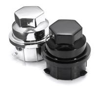 (Chrome) 1/5/10/20 x 24mm Plastic Wheel Lug Nut Cover Cap