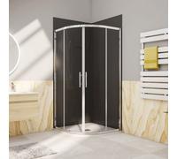 Chrome 1000X1000X1900mm Quadrant Shower Enclosure Shower Screen Cubicle Glass Sliding Shower Door