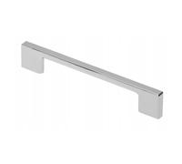 (Chrome, 128mm Hole Centre) Slim Line Kitchen Cabinet Handle Furniture Drawer Cabinet Wardrobe Handles Pull
