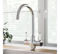 Chrome 3 in 1 Instant Boiling Hot Kitchen Mixer Tap with 2.4L Boiler - Pronto Astrid