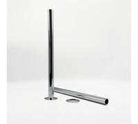 Chrome 300mm Pipe Sleeving Kit