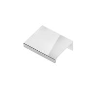 (Chrome, 320mm Hole centres - 360mm Overall) Edge Mounted Cabinet Pull Trim Profile HEXI Handles for Kitchen Bedroom Bathroom