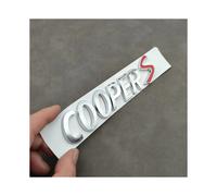 (Chrome) 3D ABS Chrome Car Letters Rear Trunk Mini Cooper S Emblem Badge Sticker