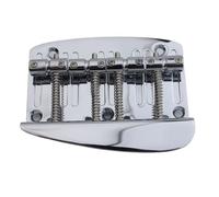Chrome 4 String Hard Tail Fixed Bass Brass Bridge(CR)