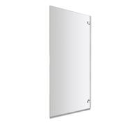 Balterley 782 x 1410mm Bath Shower Screen, Rectangular Shower Screens for Baths, 5mm Chrome Toughened Safety Bath Door Screen, in-Swing Hinged Reversible Door Screens for Straight Baths (Chrome)