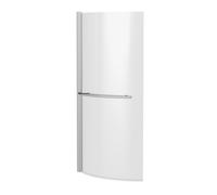 Balterley 715 x 1430mm P-Shaped Bath Shower Screen, Shower Screens for Baths with Towel Rail, 6mm Chrome Toughened Safety Bath Door Screen, 180° Pivot Reversible Door Screens for P-Shaped (Chrome)