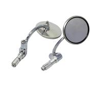 Chrome 7/8 Motorcycle Handlebar End Mirror Iron Abs Rearview Mirror For Suzuki For Gsr 600 750 Sv650 400 For V-Strom 650 1050 For Bandit 650 1250S