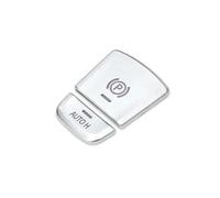 Chrome ABS Car Multimedia Button Cover Trim Parking Brake Button Sticker for BMW G01 G30 G38 5 Series 2017-2021 Auto Accessories-Parking Buttons