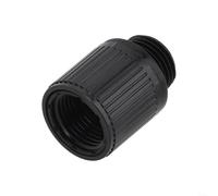 Chrome ABS Water Flow Limiter Valve for Handheld Shower(Black)