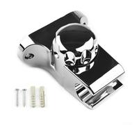 Chrome Adjustable Wall Mounted Shower Head Holder Bracket Constructed from ABS Material, Compatible with Hand Shower Head and Bidet Sprayer